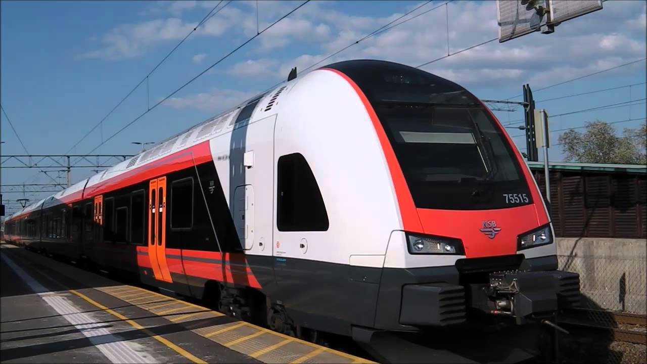Eidsvoll mit/med NSB FLIRT, Godstog og Regiontog (BM 73) til Trondheim