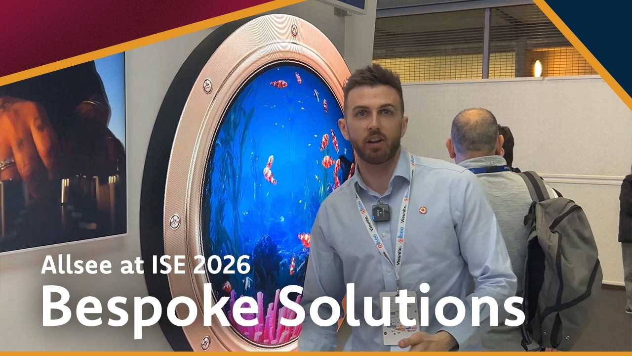 Allsee at ISE 2026 - Bespoke Digital Signage Solutions