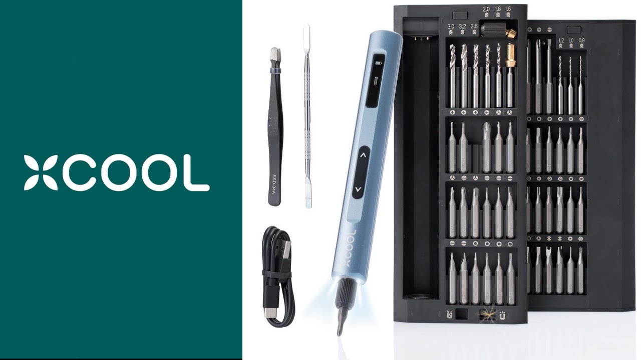 Xcool 52 piece electric precision screwdriver set