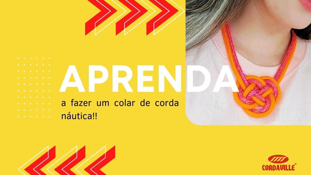 Como fazer colar de corda náutica!!