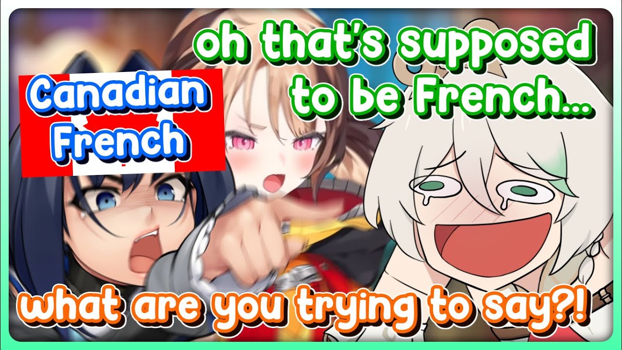 Cecilia Doesn't Understand Kronii's Canadian French and Starts Making Fun of Her