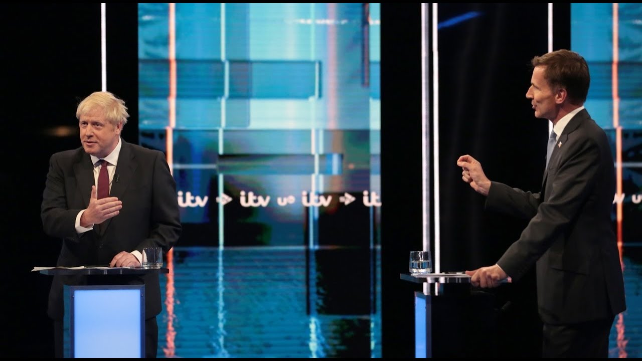 Johnson and Hunt trade blows in live Tory leadership debate