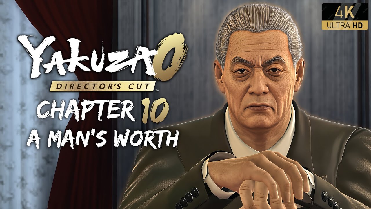 Yakuza 0 Director's Cut - Chapter 10: A Man's Worth (English Dub) | Oda & Tachibana 4K