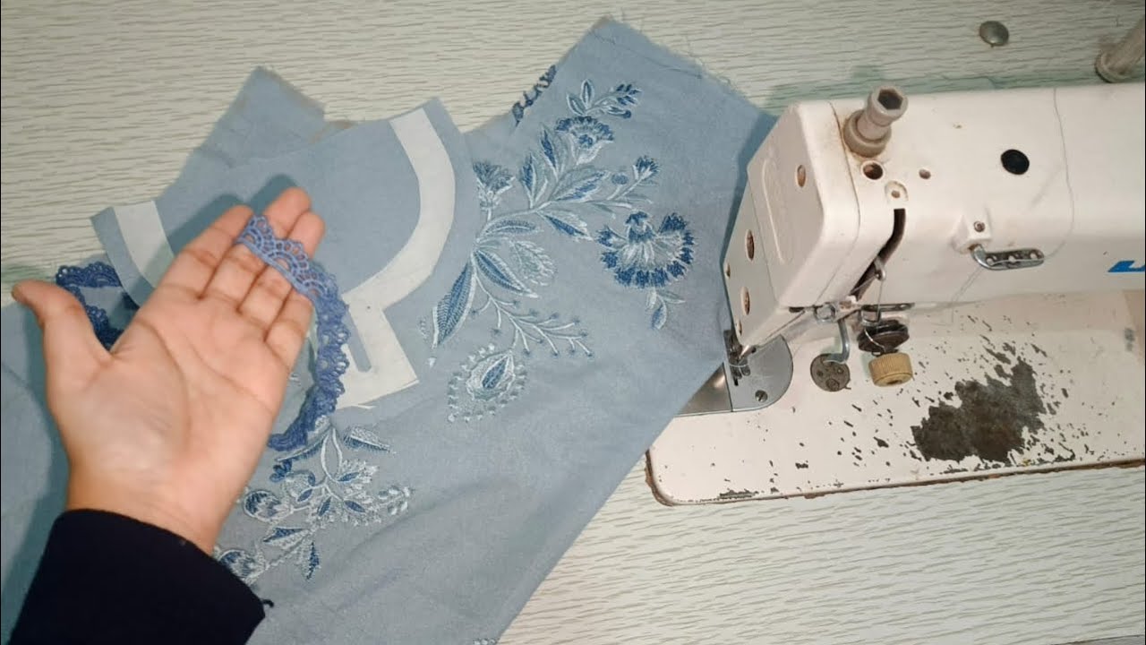 Stylist neck design cutting and stitching gala banane Ka tarika neck design 
