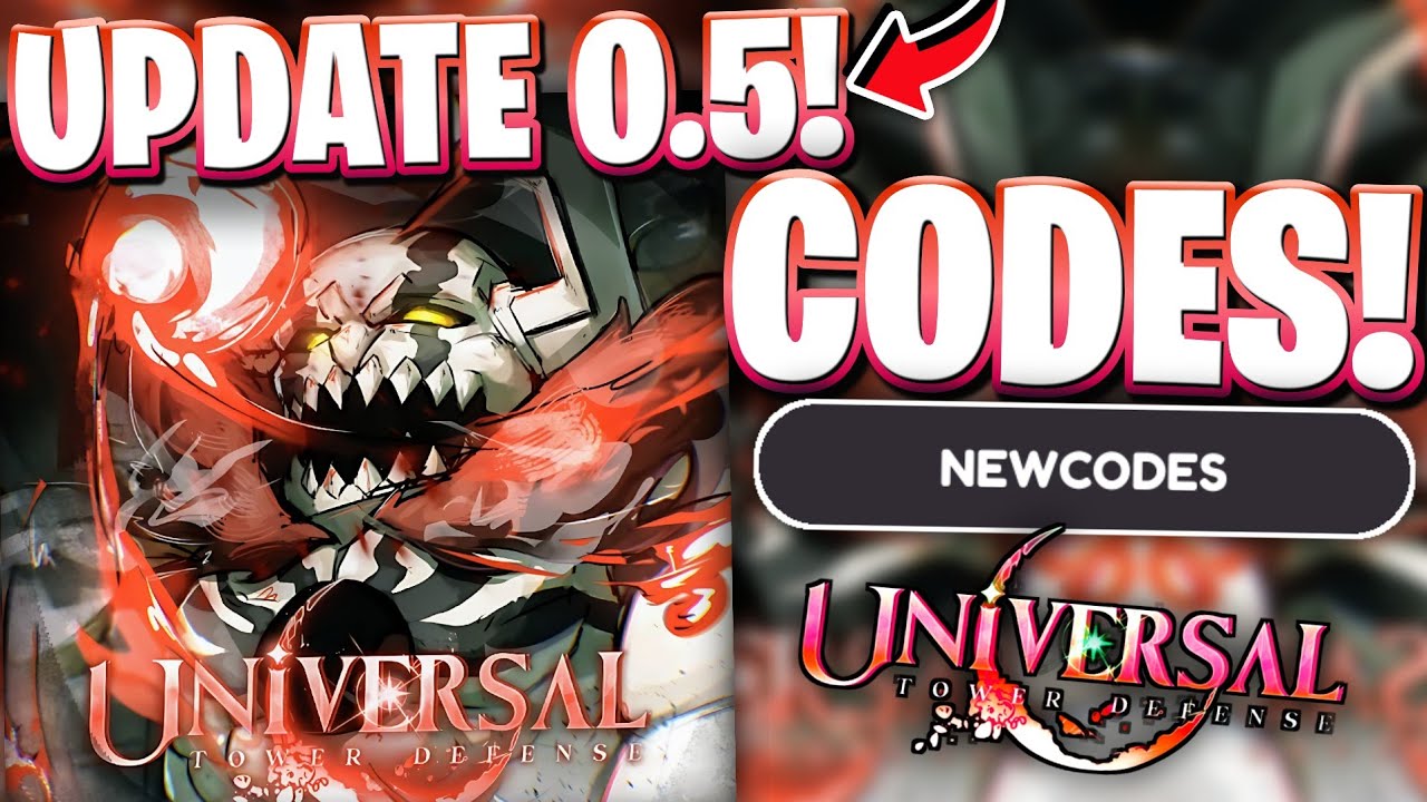 ☠️*0.5* ALL HOLLOWED ECLIPSE UPDATE 0.5 CODES FOR UNIVERSAL TD! ROBLOX UNIVERSAL TOWER DEFENSE CODES