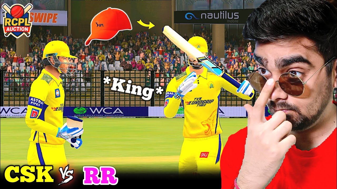 Orange Cap For *KOHLI* CSK Vs RR RCPL Auction RC Swipe (Expert Mode)