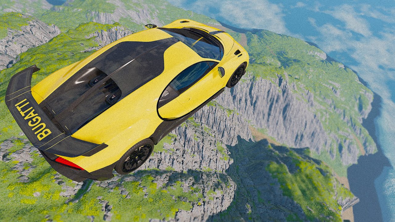 The ORIGINAL Cliff Map Just Got A HUGE UPDATE! Cliff Jumping & Crashing! - BeamNG Mods