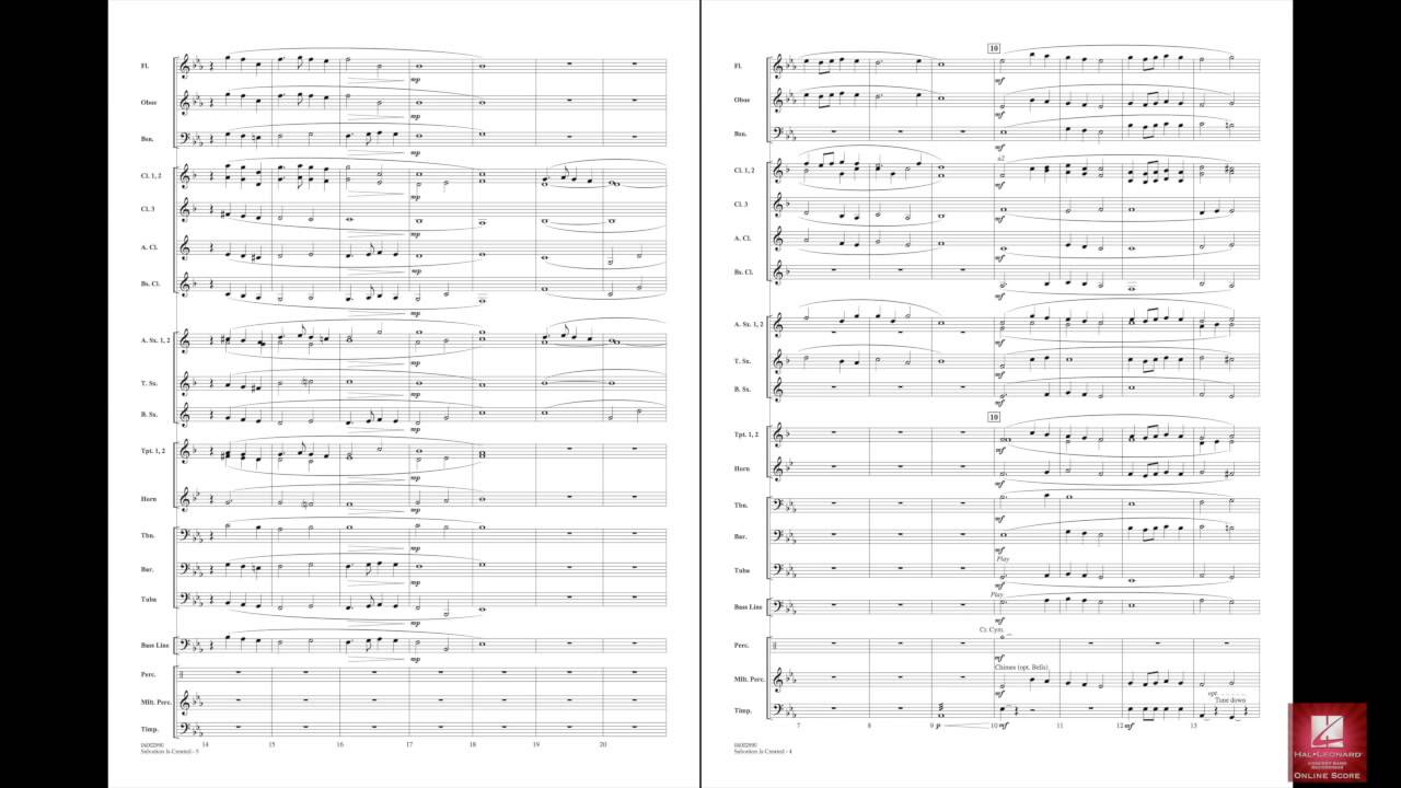 Salvation is Created by Pavel Chesnokov/arr. Michael Brown