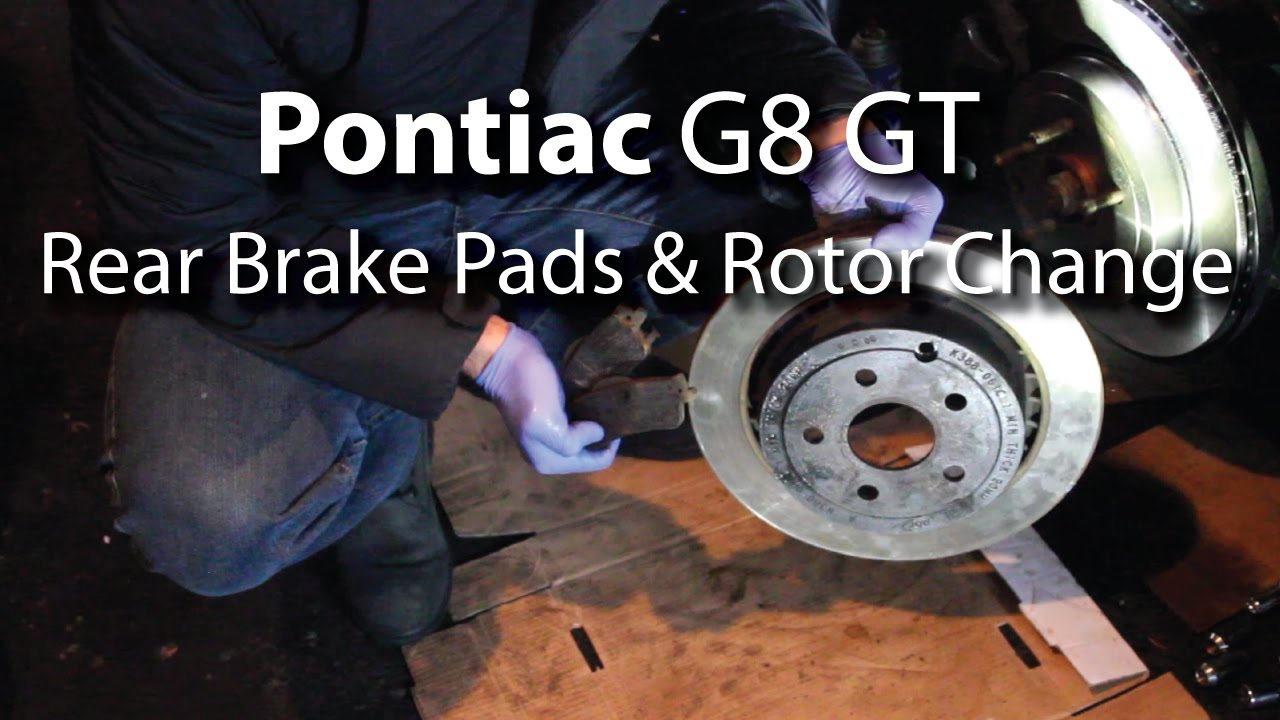 Pontiac G8 GT: Rear Brake Pads & Rotor Change (Step-By-Step) Easy!