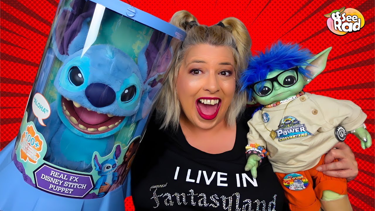 The Real FX Disney Stitch Interactive Puppet Puts the WOW in Wow! Stuff - Unboxing & Demonstration