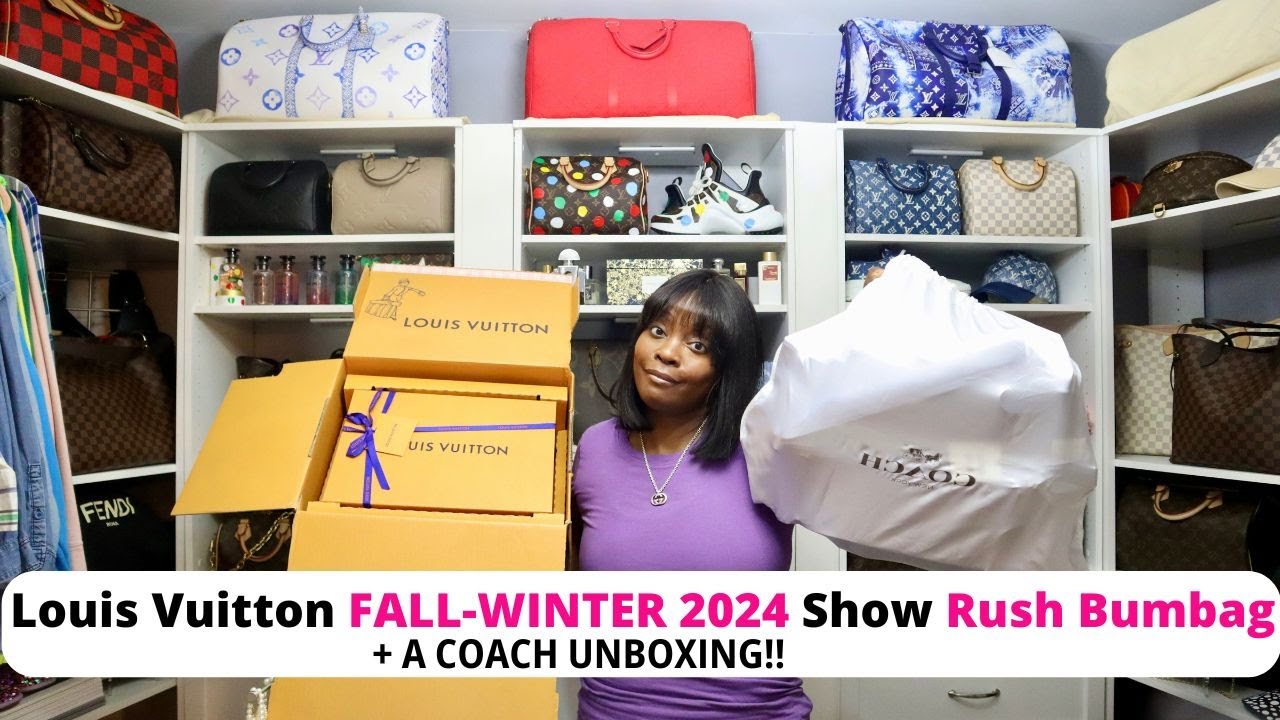 Louis Vuitton x Pharrell William Rush Bumbag UNBOXING! | MONOGRAM DUST COLLECTION