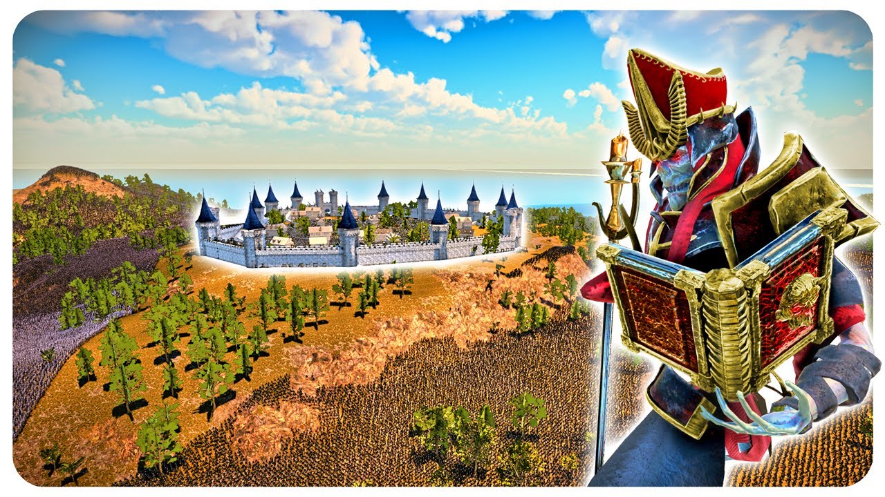 4 MILLION Undead ARMY Attacks Medieval Castle - Ultimate Epic Battle Simulator UEBS 2 (4K)