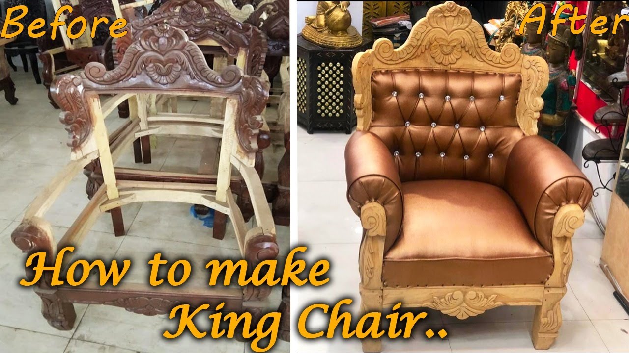 How to make King Chair..  Royal,classy ,All India Delivery..