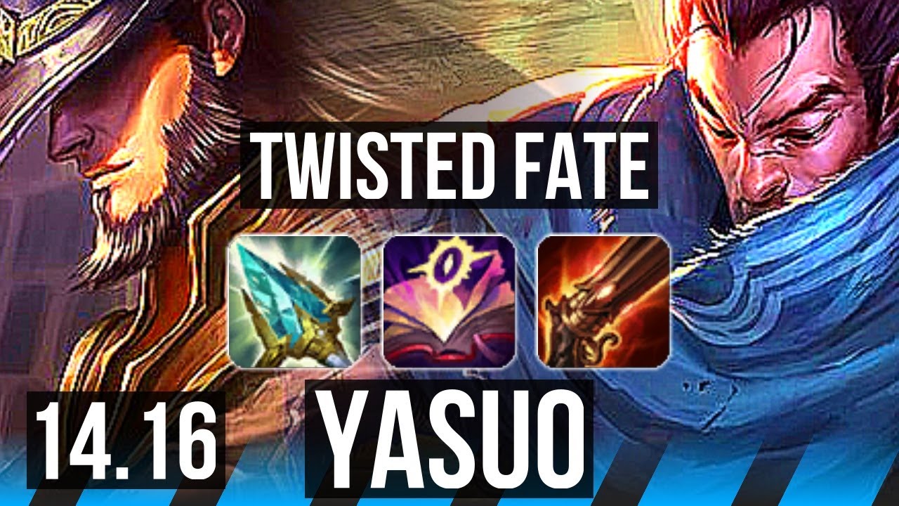 TWISTED FATE vs YASUO (MID) | 3/0/7 | EUW Master | 14.16
