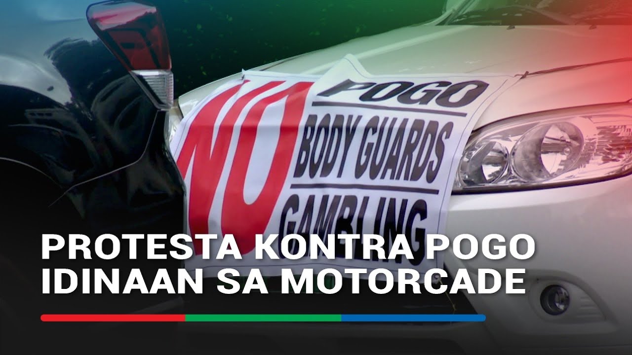 Protesta kontra POGO idinaan sa motorcade
