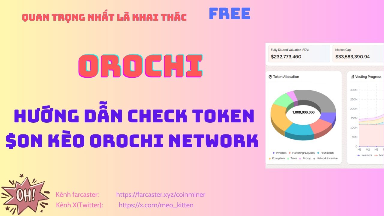 Hướng dẫn check token $ON k&egrave;o orochi network
