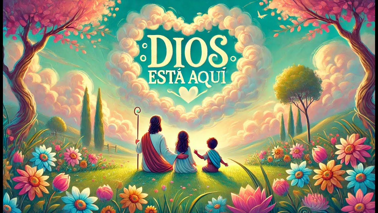Dios Está Aquí - Hermosa Canción Cristiana Infantil que Llena de Paz y Amor