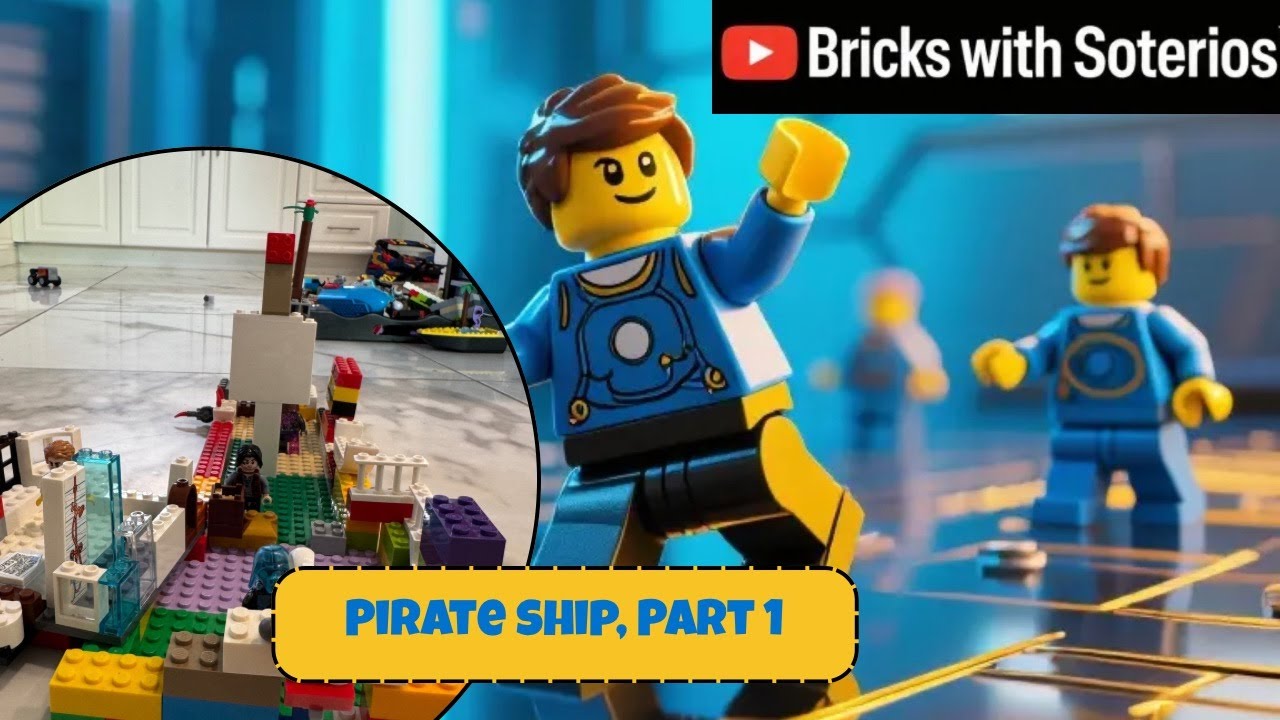 Lego Challenge #3 | Pirate Ship Part 1