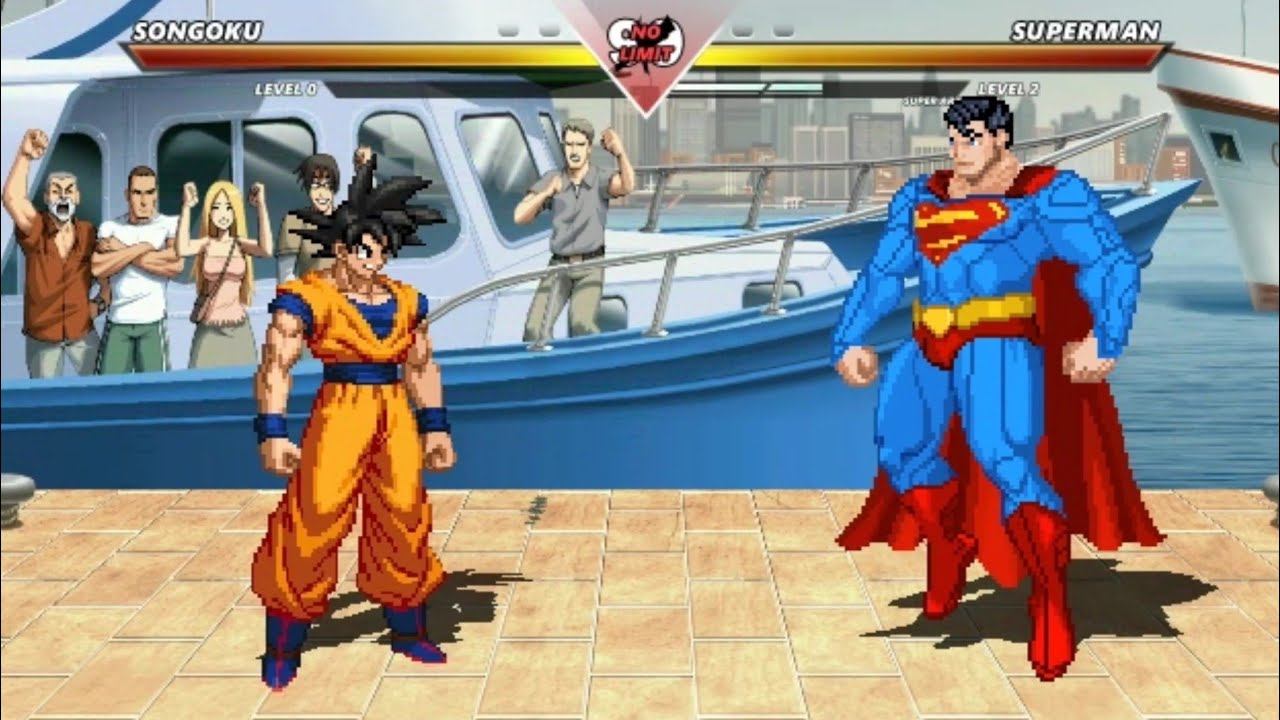 GOKU vs SUPERMAN - The highest level of exciting fight !