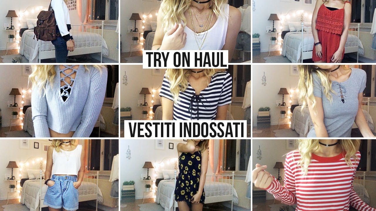 VESTITI INDOSSATI - Try on Haul ROMWE & SHEIN \\