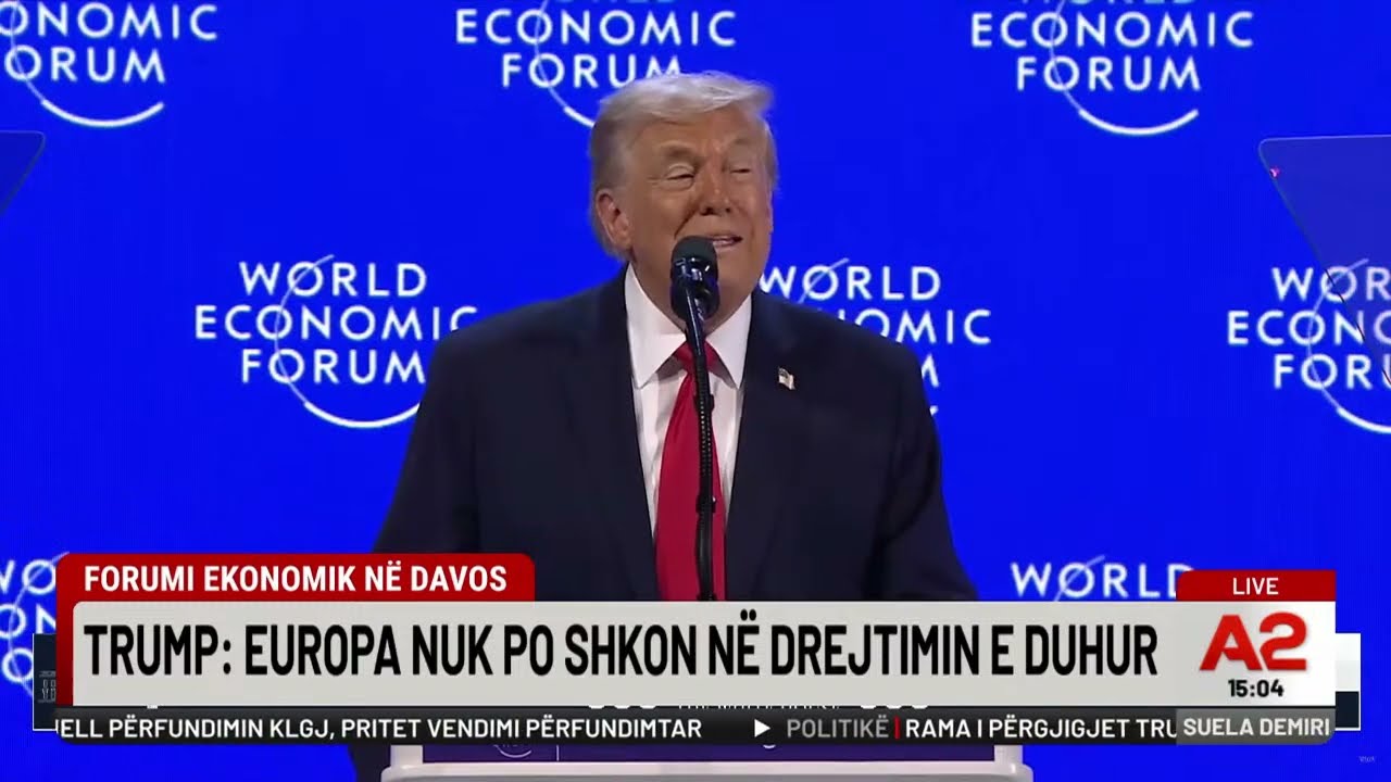 Trump flet në Davos: Europa nuk po shkon në drejtimin e duhur