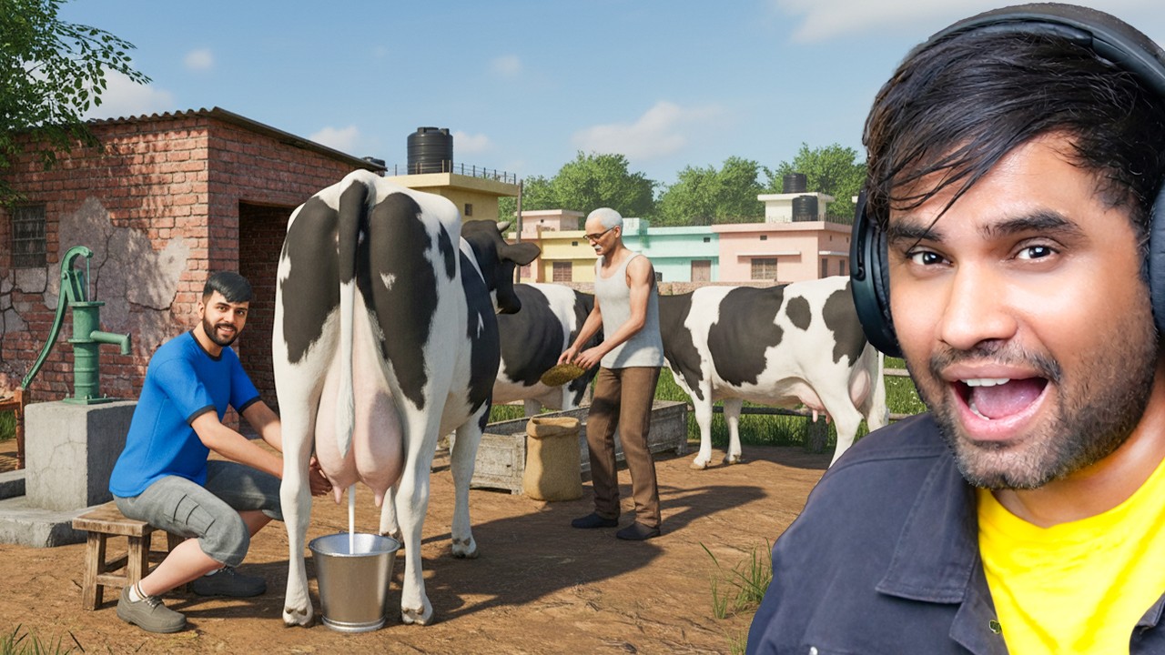 I BOUGHT COWS FOR MY FIELD IN MY INDIAN VILLAGE..