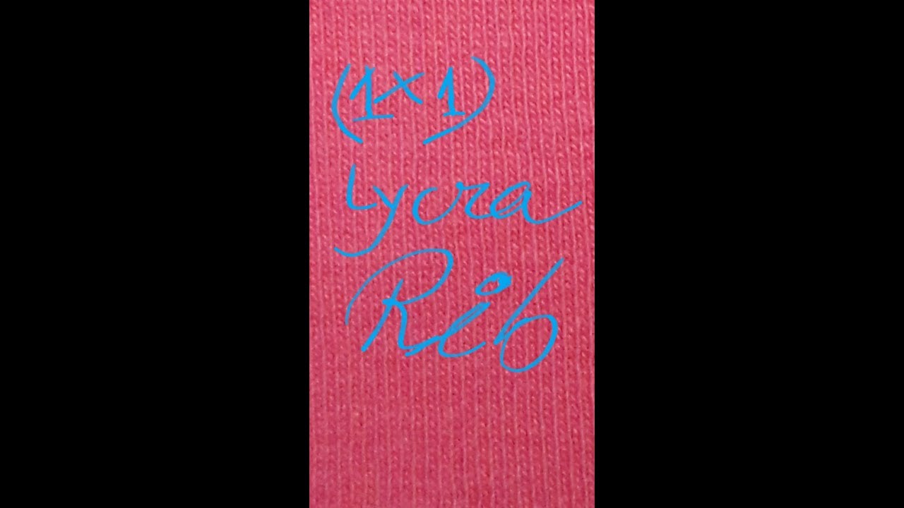 1x1 full feeder lycra rib knitted fabric