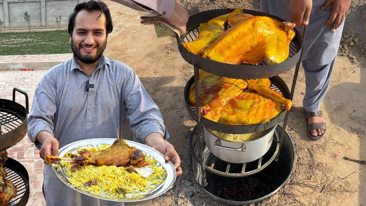 Authentic Mandi Recipe - Iftar kay liye Full Goat Mandi Bana Di