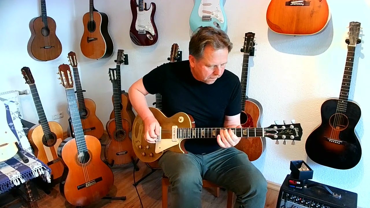 Gibson Les Paul Goldtop 1954 - cool players grade vintage guitar