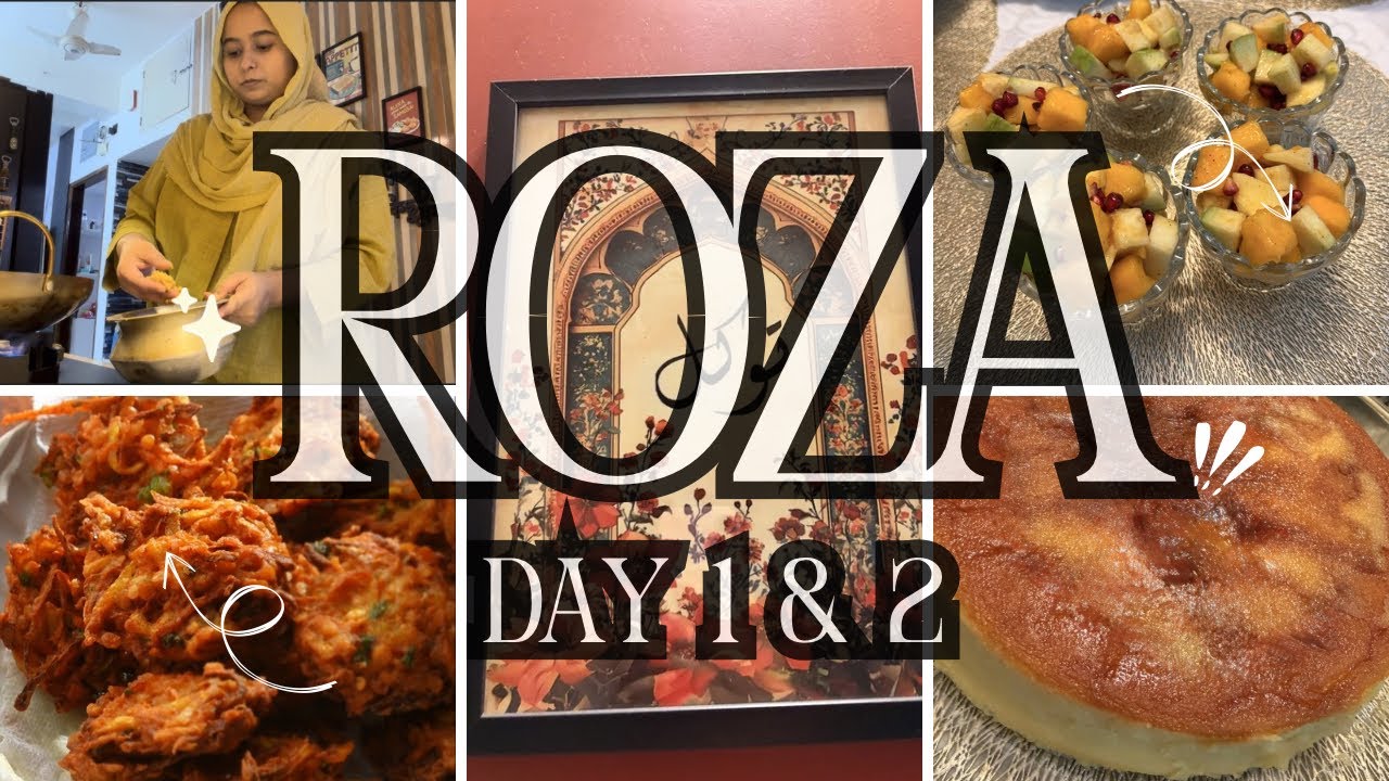 Roza Day 1 & 2 🌙 Ramadan 2026 | কি কি ইফতার বানালাম + Special Sehri Oatmeal Recipe