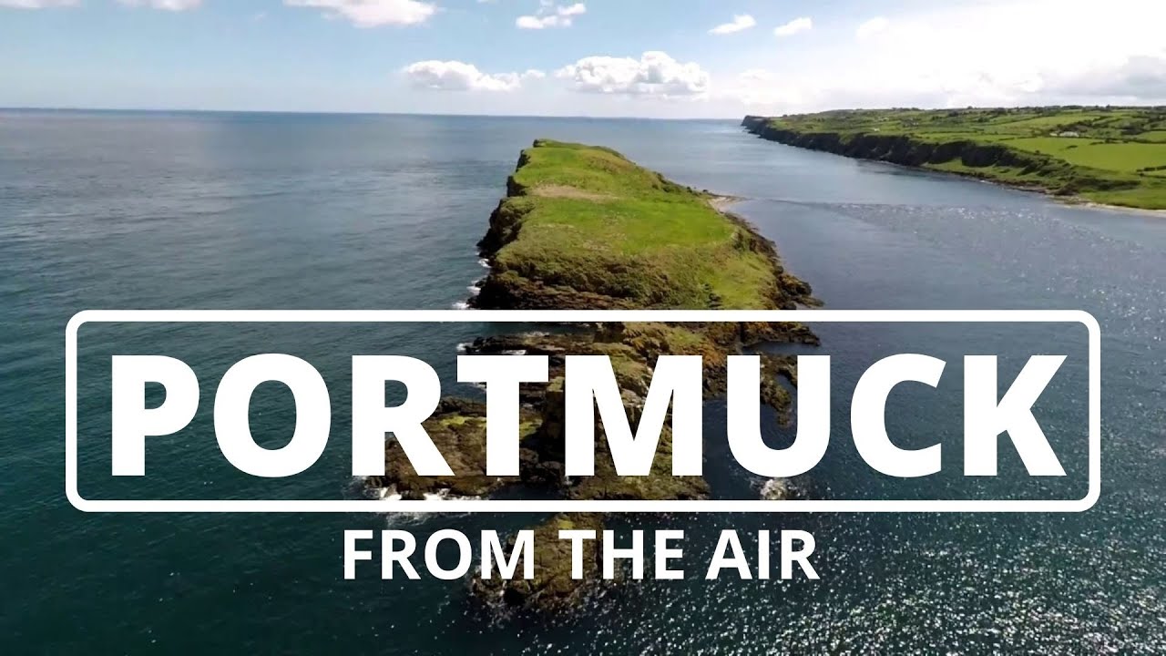 Portmuck from the air | County Antrim 🇬🇧