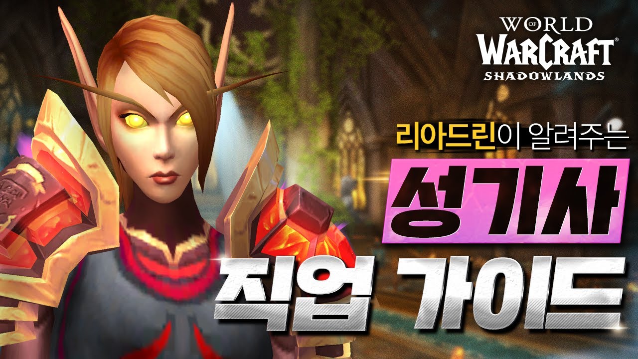 [#어둠땅] 리아드린이 알려주는 성기사 직업 가이드☀️ | 월드 오브 워크래프트