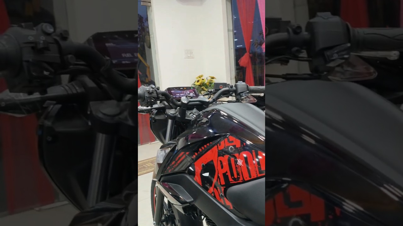 All New Raider 125 super squad edition black red colour #shorts #shortsviral #raider125cc #tvsraider