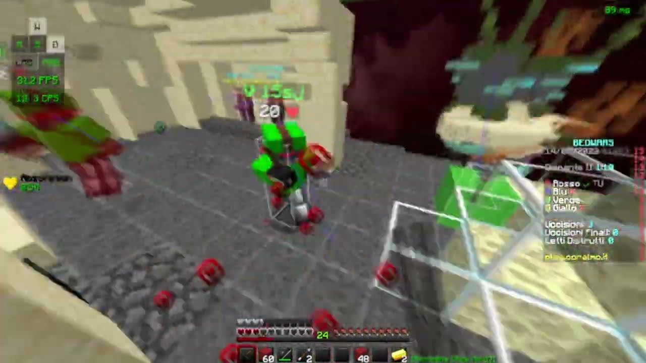 il più forte nelle ranked bedwars di trade.coralmc.it (rbw montage)