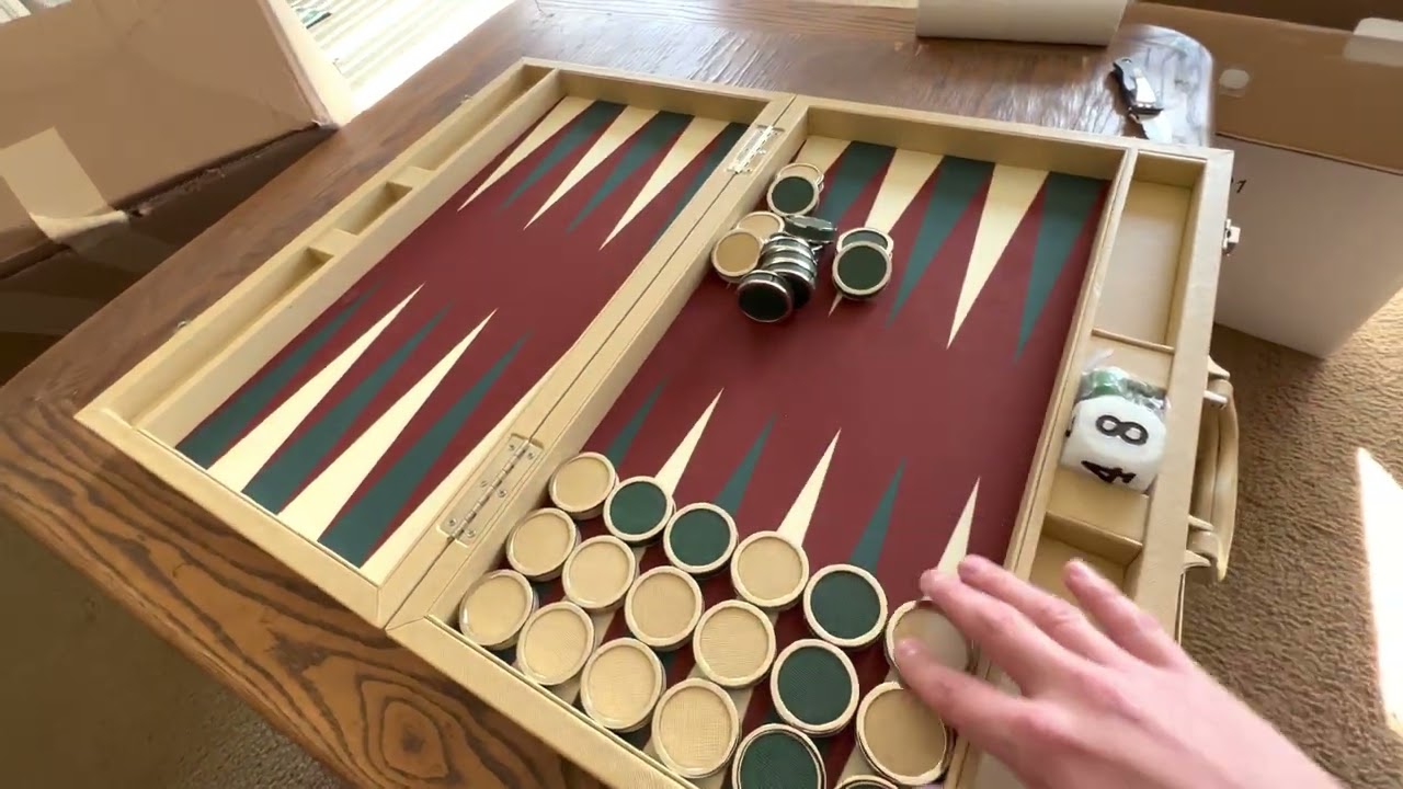 Wycliffe Brothers Prestige Backgammon Set