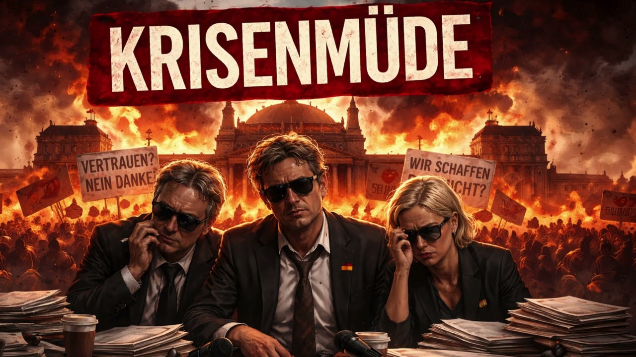 Krisenmüde #WirSchaffenDasNicht #PolitikHumor #Durchhalten