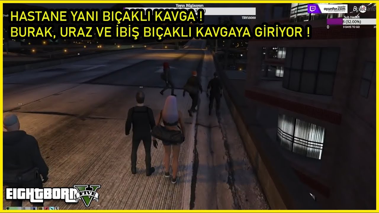 Eightborn V Poseiga - HASTANE YANI BI&Ccedil;AKLI KAVGA ! BURAK, URAZ VE İBİŞ BI&Ccedil;AKLI KAVGAYA GİRİYOR !