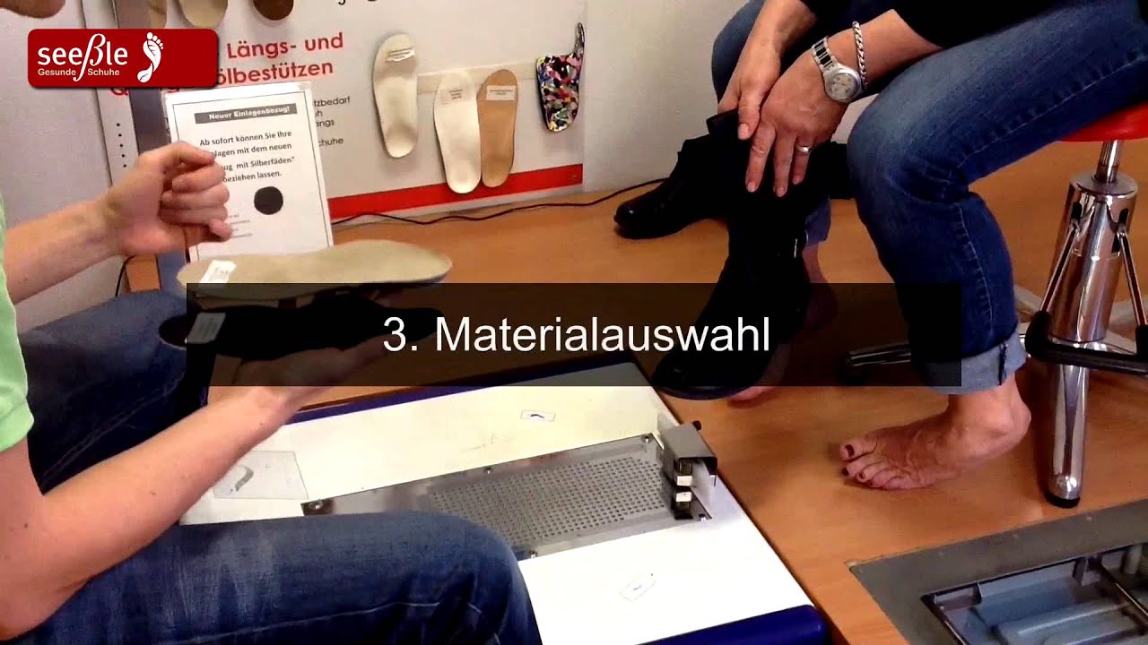 Orthopädische Einlagen nach Maß
