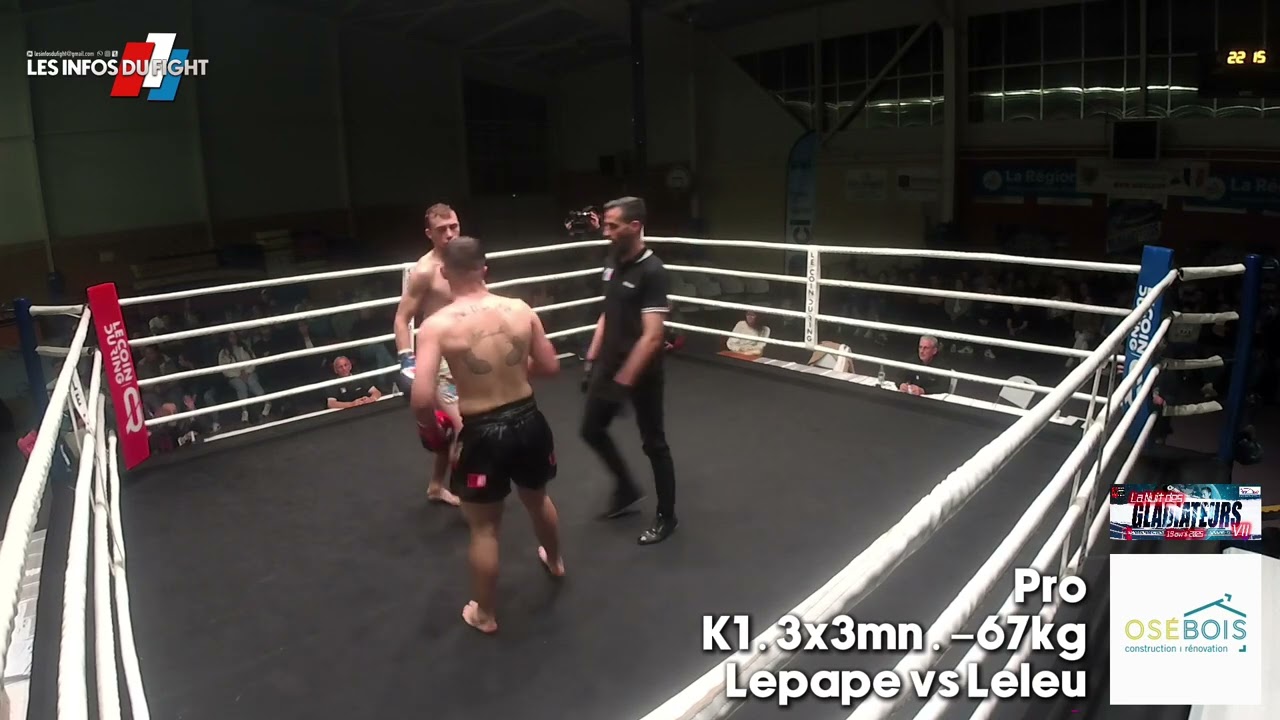 NUIT DES GLADIATEURS VII - Lepape vs Leleu