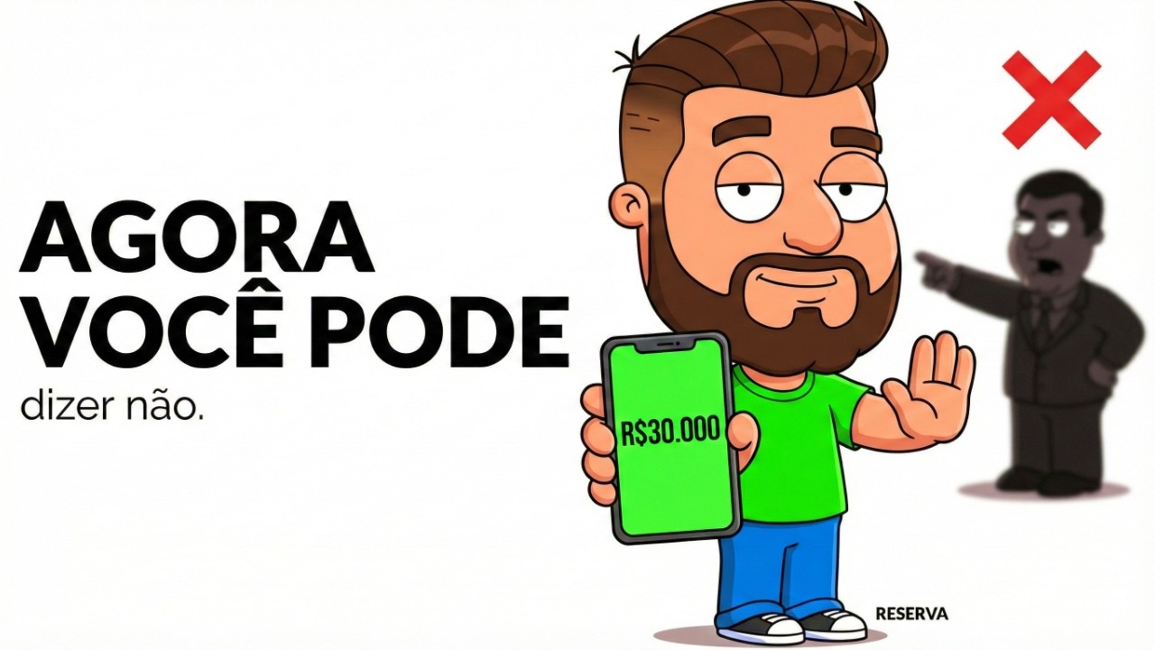 Por que seu Chefe ODEIA que você tenha R$ 30 MIL guardados