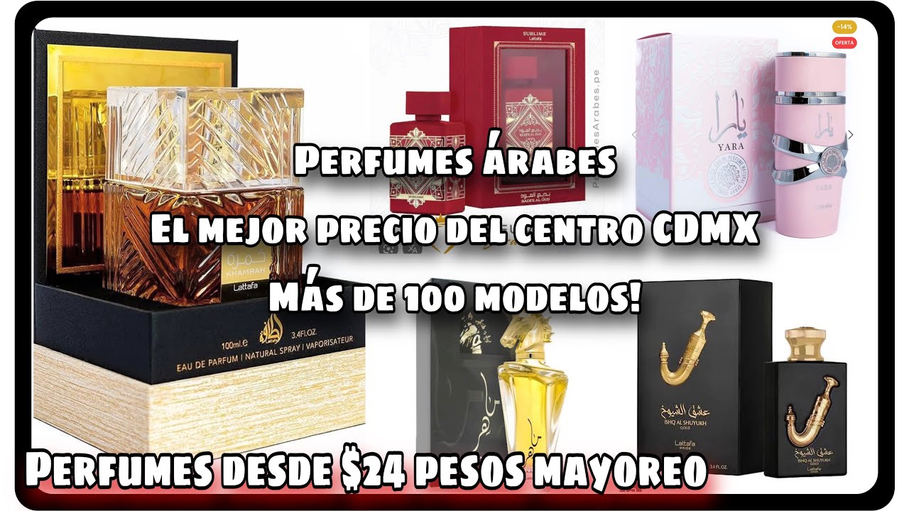 Perfume árabe el mejor precio del centro CDMX!