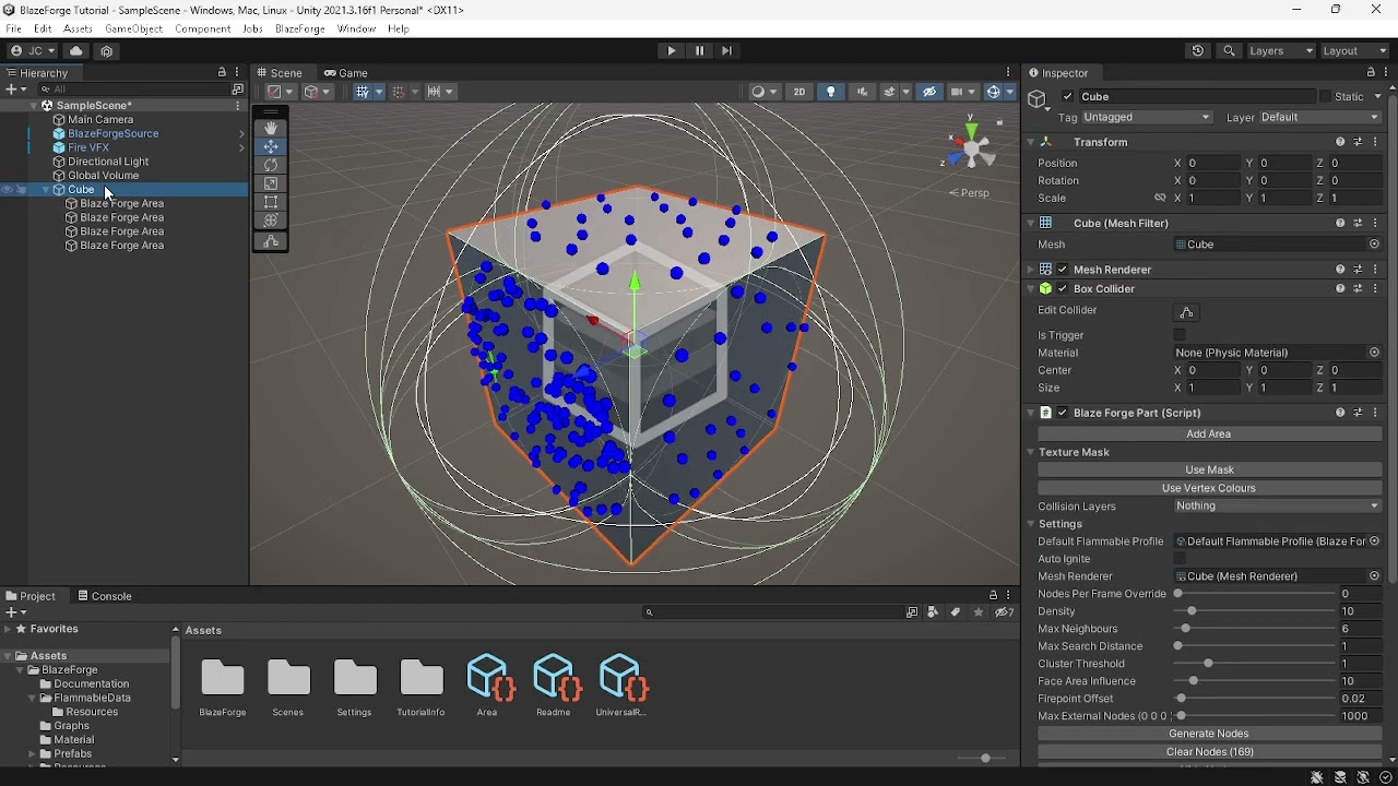 Blaze Forge Tutorial: Create Realistic Fire Simulations in Unity | Areas And Profile Guide