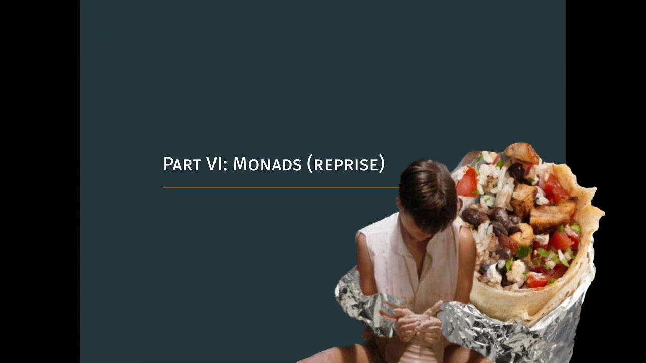 Category Theory, Lambda Calculus, and Functional Programming Part 6 of 3: Monads (Reprise)
