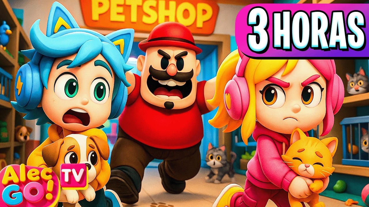 TEMOS QUE SALVAR OS ANIMAIS DO PETSHOP! 🐶🐱🚨Mr Pop's Petshop + 3 HORAS NO ROBLOX! ( Alec GO! #TV)