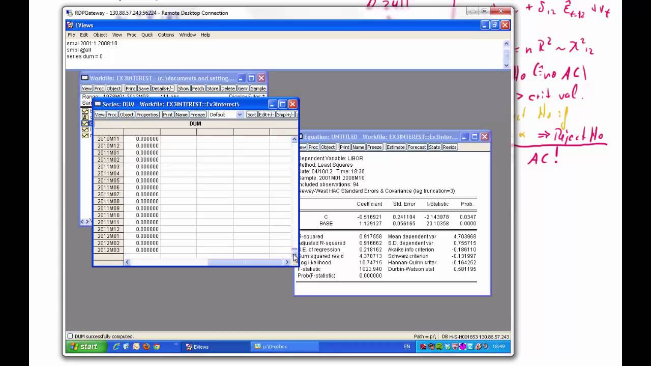 Structural Change Example