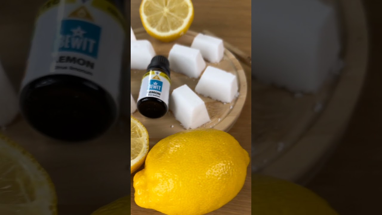 🍋🚽DIY Kostki do toalety z olejkiem cytrynowym dom 