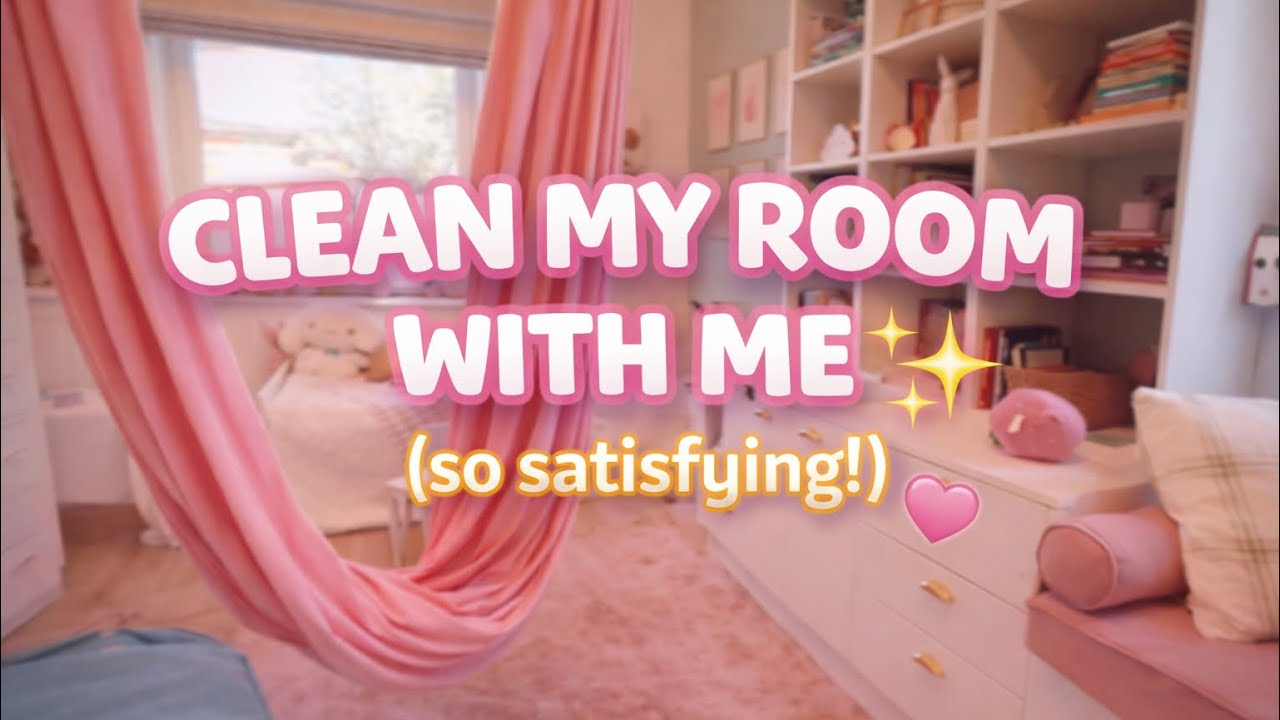 Clean my room with me🫧🧼