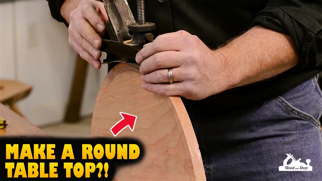 6 Steps to Make a Round Wood Table Top with Hand Tools
