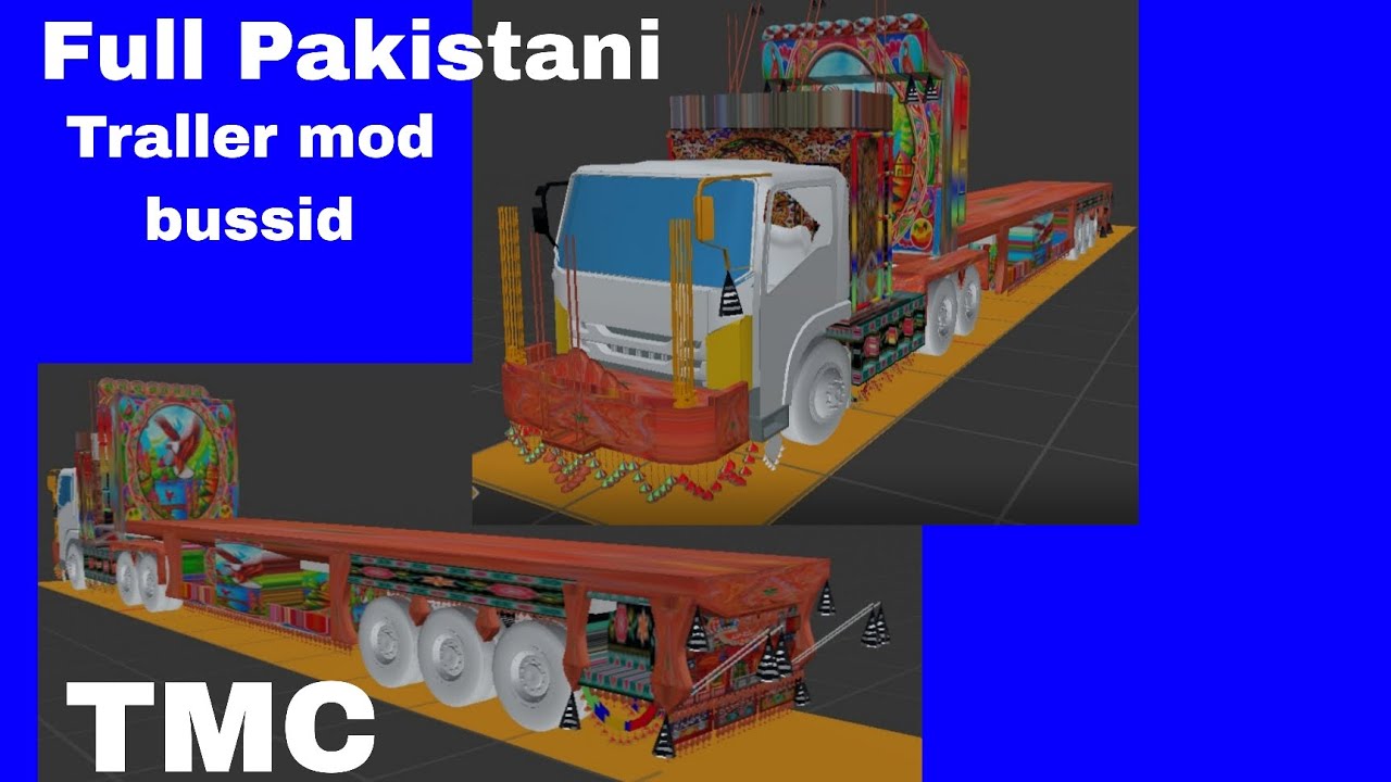 Full Pakistani isuzu trailer mod bussid 22 weller work starts by TMC /Tahir Rasheed 