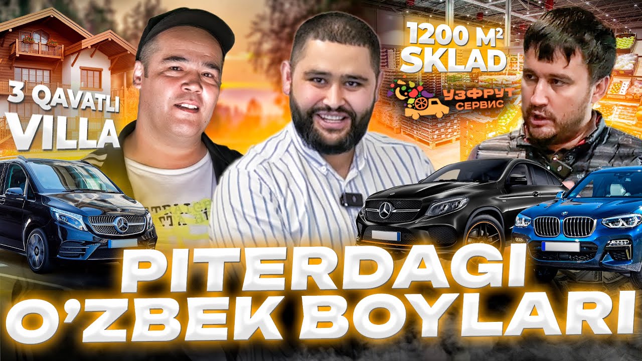 PITERDAGI O'ZBEK BOYLARI |#RAXMONOVVLOG